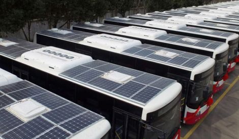 سوريا: حافلات على الطاقة الشمسيّة